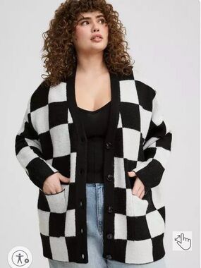 TORRID VEGAN CASHMERE OVERSIZED CARDIGAN. NEW WITHOUT TAGS. NEVER WORN♥️